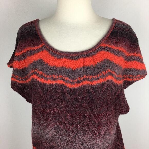 Free People Berry Comb Short Sleeve Sweater size XS - Picture 3 of 8